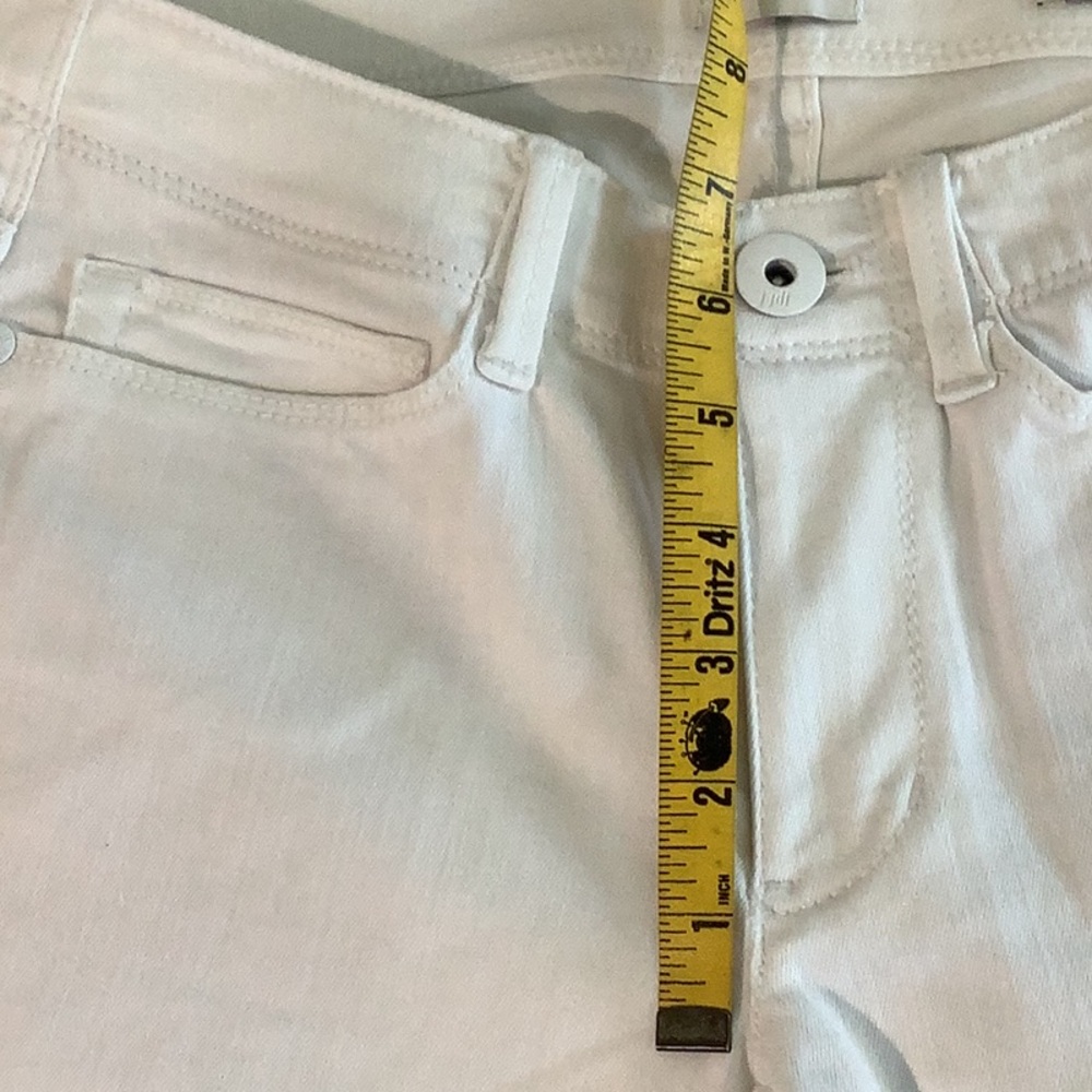 J Jill Denim Authentic Fit Slim Ankle White Jeans Pants 0 Petite 0P - Picture 8 of 9
